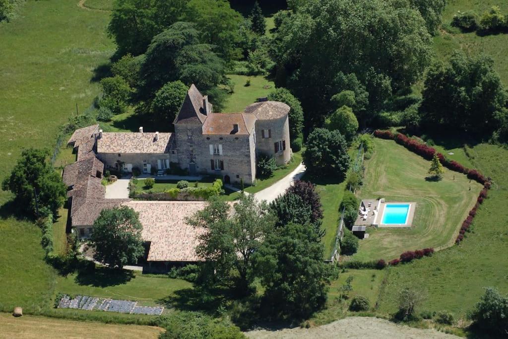 Chateau Barayre - Beautiful 12Th Century Castle With Pool And Large Garden Laussou Eksteriør bilde